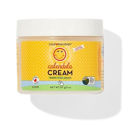 California Baby Calendula Cream | Ultra-Soothing Baby Face Cream | 100% Plant-Based | Organic Calendula + Aloe Vera | Lavender Scent | Baby Lotion For Sensitive Skin | Allergy Friendly | 2 oz / 57g Cover