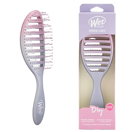 WetBrush Speed Dry Brosse à cheveux Rose et Violet ventilée pour séchage rapide