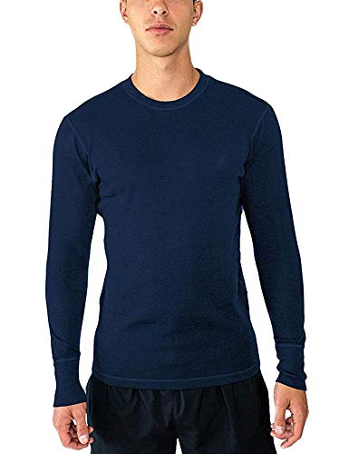 Woolx Explorer - Men's Midweight Merino Wool Baselayer Top - 100% Merino Wool Crew