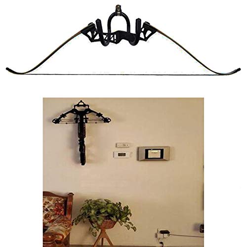 Pmsanzay Bow Hanger Wall Rack Wall Display Wall Holder Wall Mount Safely Store and Display Your Bow, Adjustable Size, Up to 20Lbs - Hardware Included - No Bow
