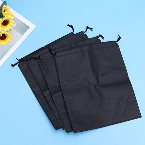 4 Pcs Sacos De Armazenamento De Sapatos Cordão De Sapato Bolsas