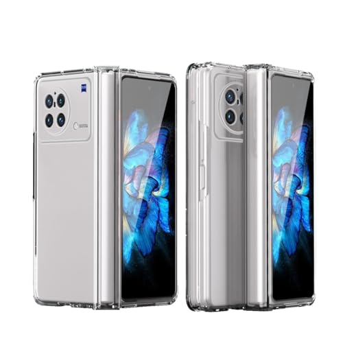 Coque Vivo X Fold transparente rigide avec protection charnière
