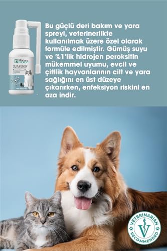Mixtura Pharma Silver Drop Nano-Gümüş Dezenfektan Damla Sprey – Kedi ve Köpek Temizleme Spreyi - Görsel 3