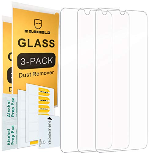 [3-Pack]-Mr.Shield for Huawei (Honor 10 Lite) [Tempered Glass] Screen Protector with Lifetime Replacement