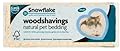 Snowflake Small Animal Wood Shavings Natural Pet Bedding 1KG, Dust Extracted Premium Pet Bed Substrate, Odour Control, For Rabbit, Hamster, Gerbil, Guinea Pig, Mouse, FSC Approved, Small