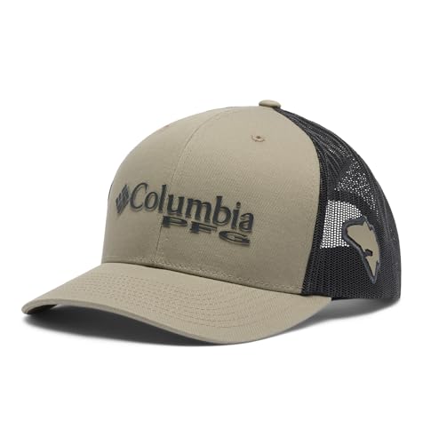 Columbia Unisex PFG Logo Mesh Snap Back Tusk/Shark/Redfish One Size