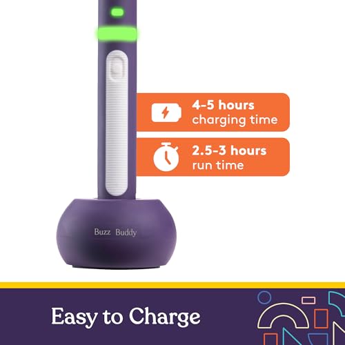 Special Supplies Rechargeable Buzz Buddy Oral Motor Stimulation kit with 12 Soft Textured Interchangeable Heads, Calm Sensory Needs, Support Speech, and Stimulate Self Feeding, Gentle Vibrations - Image 5