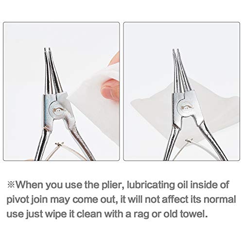 Ph Pandahall 1 Pc Stainless Steel Ring Opening Plier For Piercing Jewelry Diy Craft Making, Medium 6" #TOP6