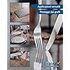 Domar - Pellicola Protettiva Per Tavolo Trasparente 2 Mm | Made In Germany | Bordo Smussato 45° | PVC Riciclabile