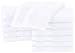 Produktbild Pinzon Waschlappen aus Biobaumwoll-Mischgewebe, 12er-Pack, Weiß