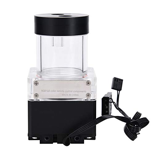 Refroidissement Par Eau PC, Pompe De Refroidissement Par Eau, 3000 Tr/min Refroidissement Par Eau PC Support De Pompe à Eau Muet Intégré PWM Vitesse De Contrôle Intelligent 800L/H Débit 3,5 Mètres Têt