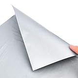 Silver Gas Range Protectors (8 Pack) Stove Burner Covers – Reusable, Non Stick, Heat Resistant Cooktop Cover, Stovetop Protector Liner, Top Tip Liners – Made of High Quality Teflon