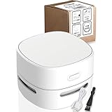 【雑誌掲載×3万台出荷】卓上クリーナー USB-C 充電池式 デスククリーナー 消しカスクリーナー スイコムlite お子様の自主性育む掃除機 おしゃれデザイン コードレス CHO-JU (USB-C充電式 白:コスパ)