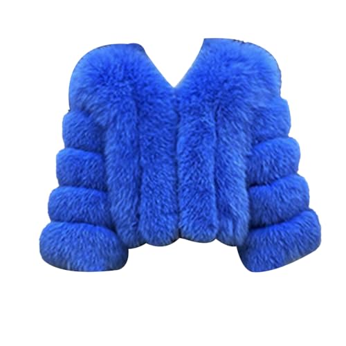 Manteau en fausse fourrure fille blousons court en fourrure artificielle de qualité