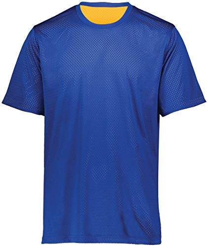 Augusta Sportswear Youth Short Sleeve Mesh Reversible Jersey Xl Royal/Gold4