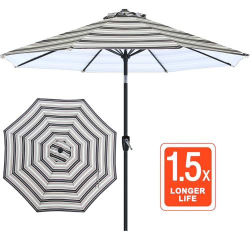 Image of ABCCANOPY 9FT Patio Umbrella Outdoor 8 Ribs Table Umbrella