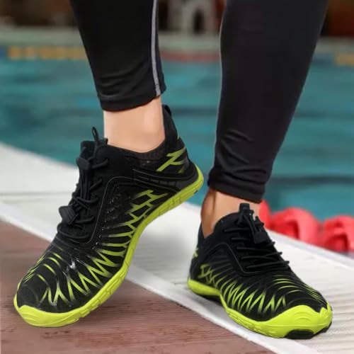 Image of Hike Barefoot Shoes for Women Men with Wide Toe Box, Healthy & Non-Slip Breathable Barefoot Water Shoes Beach Pool Aqua Swim Surf Hiking Walking Shoes