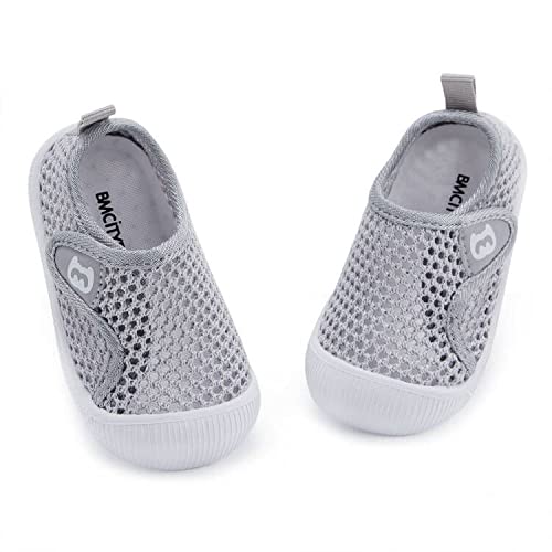 BMCiTYBMBaby Shoes Infant Boy Girl First Walker Shoes Toddler Walking Shoes Lightweight Non-Slip Sneakers for 6 9 12 18 24 Months