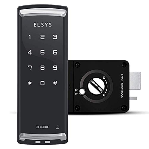 Fechadura Digital de Sobrepor, Elsys, ESF-DS1000H, Preta