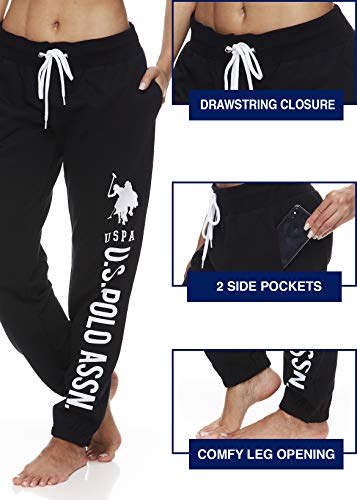 U.S. Polo Assn. Essentials Womens French Terry Jogger Sweatpants2