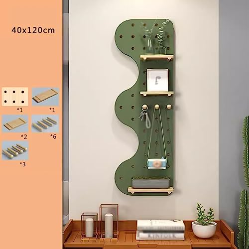 Étagère de rangement murale en panneau perforé pour optimiser les petits espaces encombrés