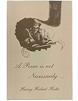 A Poem is Not Necessarily... B003DGOFEA Book Cover
