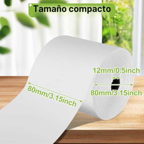 Rollo térmico de 80 mm para impresora TPV de restaurantes y tiendas 4