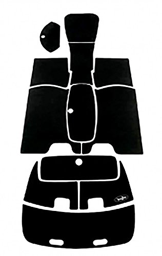 BlackTip Jetsports Complete Traction Mats Compatible with Yamaha Jet Boat AR210/LX210 2003-2005 (Charcoal Gray)