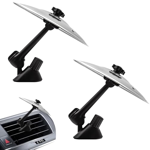 Mokeum - Lot de 2 cymbales d'aération de voiture, mini cymbales de tambour, design ingénieux, adaptées à diverses grilles d'aération de voiture, pour les amateurs de musique - -11%