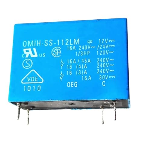 Relais 24V OMIH-SS-124LM lot de 5 pièces 16A pour remplacement sur carte électronique