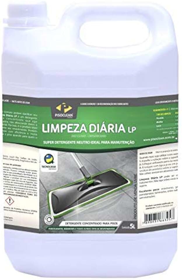 Detergente Neutro para Porcelanato - Limpeza Diária Lp - 5 Litros - Pisoclean