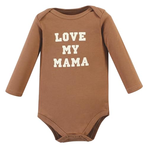 Image of Hudson Baby baby-boys Cotton Long-sleeve Bodysuits 5-pack
