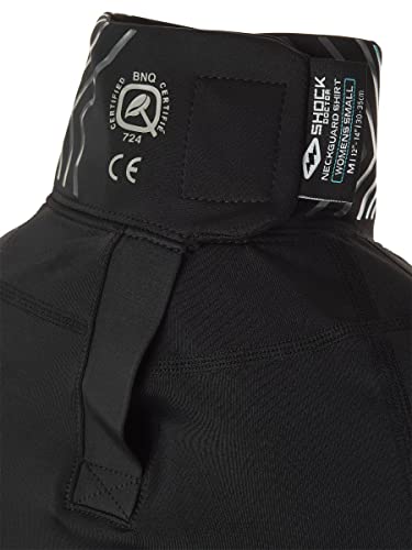 Shock Doctor Wm's Ultra Comp Neckguard Hockey Shirt LS Black/Grey S3