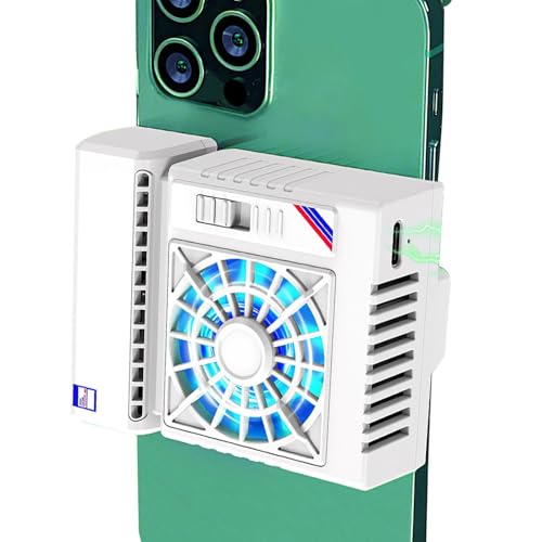 Enfriador de teléfono móvil, enfriador de teléfono para juegos - Radiador móvil portátil...