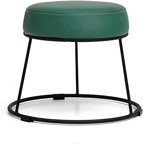 Taburete de pie tocador reposapies sofa comedor dormitorio de cuero 2