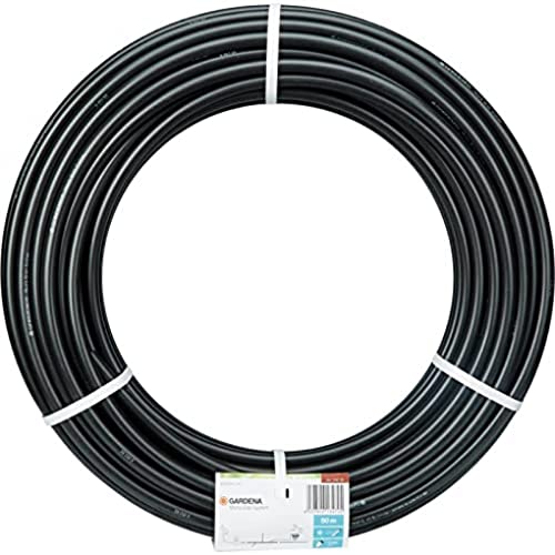 Gardena Éditeur de système de Micro-Drip à goutte à gouttes: ligne d'alimentation centrale, 13 mm (1/2 Pouce), installation supérieure et souterraine, stabilisée par UV, 50 m (1347-20)