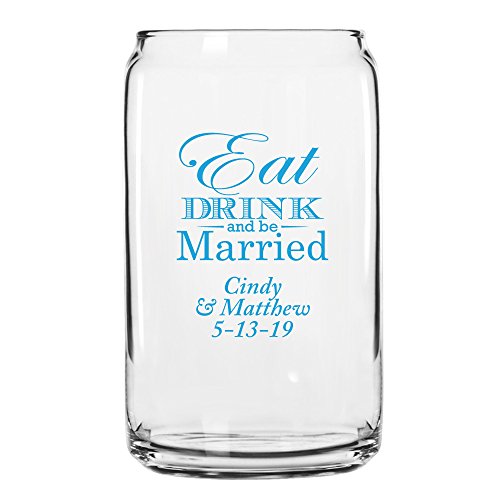 Vasos personalizados impresos color azul 24 unidades