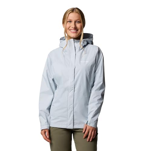 Columbia Womens Arcadia II Waterproof Rain Jacket, Cirrus Grey, Medium