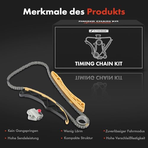 Steuerkettensatz für i30 GD i40 CW VF iX35 EL ELH LM Tucson TL TLE Veloster FS Carens IV Pro Cee’D Sportswagon JD Soul AM PS Sportage QL QLE SL 1.6L 2010-Heute 24321-2B620