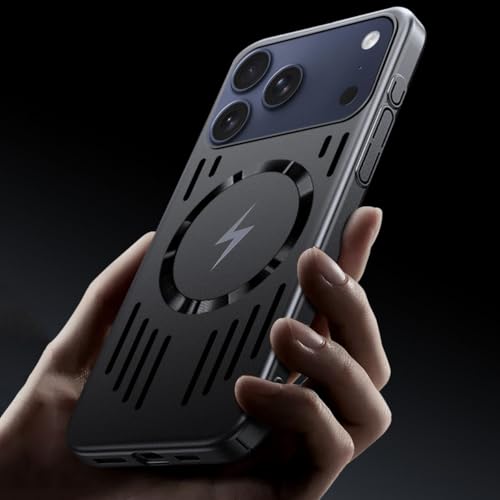 Coque dissipation de la chaleur pour iPhone 17 fine et noire - 5