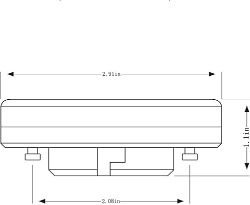 Miniatura 2 de Bombilla LED GX53 12W 1350lm No regulable Hogar GX53 Luz (blanco cálido 3000K)