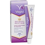 Vagisil Daily Soothe and Protect Cream For Women, Sensitive Skin With Natural Prebiotic Oatmeal, Gentle Formula for Daily Use, Fragrance Free, 30 g