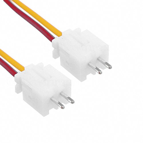 Lot de 350 connecteurs mâles et femelles 2-6 broches 2,54 mm Blanc