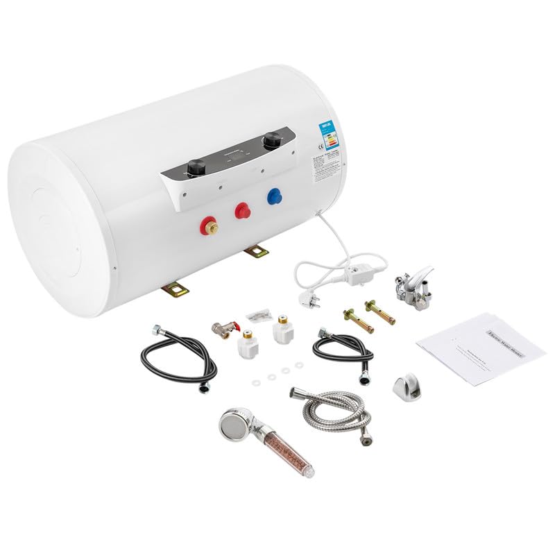 Calentador De Agua Eléctrico De 70 Litros Para Montaje En Pared, Termo Eléctrico Con Indicador LED Y Control De Temperatura, Para Cocina Y Baño