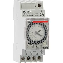 Vemer vp879100 Duet-D Electromechanical Timer Switch Light Grey