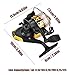 Joyzan Fishing Reel, Spinning Baitcaster Reels Line 3 Bearings Smooth Wire Powerful Cold Water Trolling Baitcasting Gear Freshwater Saltwater Ice Summer Boat Rock Inshore Surf Raft Short Sea Rods