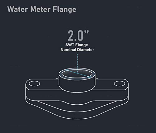 Image of Midline Valve XNGT200-OM Water Meter Flange 2 in. SWT Connection Bronze