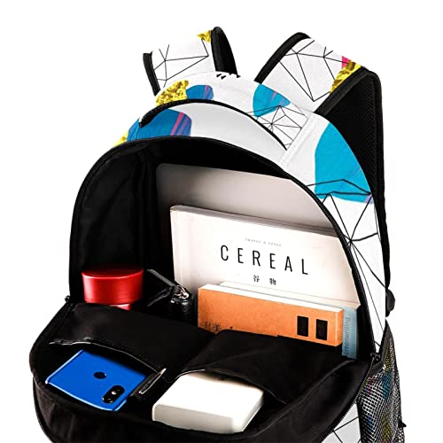 Sac à dos léger de voyage multicolore et confortable en taille unique