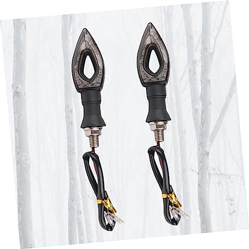 RUNROTOO 2Pcs Luzes De Sinalização De Motocicleta Luzes De Corrida Durante O Dia