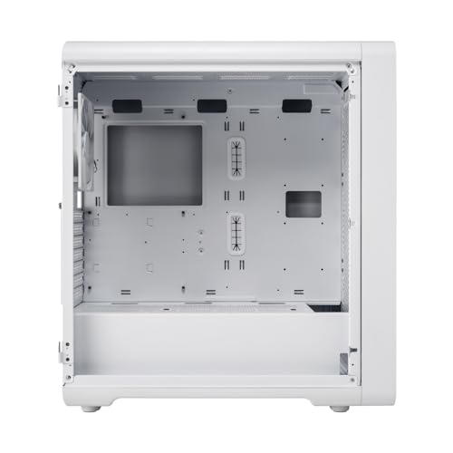 Gabinete para PC FSP CUT593 Series Full Tower con paneles laterales de vidrio templado y 4 ventiladores ARGB de 140 mm (modelo CUT593P, color blanco) miniatura 3